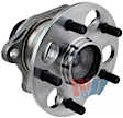 WA512283 Rear, Passenger Side Wheel Hub, 5 Lugs, FWD