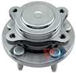 WA512299 Rear, Driver or Passenger Side Wheel Hub, 5 Lugs, FWD
