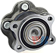 WA512423 Rear, Driver or Passenger Side Wheel Hub, 5 Lugs, FWD