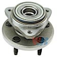 WA515014 Front, Driver or Passenger Side Wheel Hub, 5 Lugs, 4WD