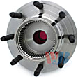 WA515021 Front, Driver or Passenger Side Wheel Hub, 8 Lugs, 4WD
