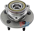 WA515028 Front, Driver or Passenger Side Wheel Hub, 5 Lugs, 4WD