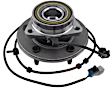 WA515039 Front, Driver or Passenger Side Wheel Hub, 5 Lugs, 4WD