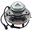 WA515044 Front, Driver or Passenger Side Wheel Hub, 6 Lugs, RWD, 4.3L, 6Cyl