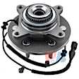 WA515046 Front, Driver or Passenger Side Wheel Hub, 6 Lugs, 4WD