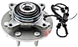 WA515047 Front, Driver or Passenger Side Wheel Hub, 6 Lugs, 4WD