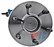 WA515054 Front, Driver or Passenger Side Wheel Hub, 6 Lugs, RWD