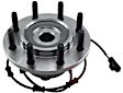 WA515061 Front, Driver or Passenger Side Wheel Hub, 8 Lugs, 4WD