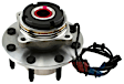 WA515075 Front, Driver or Passenger Side Wheel Hub, 8 Lugs, 4WD