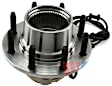 WA515075 Front, Driver or Passenger Side Wheel Hub, 8 Lugs, 4WD
