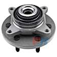 WA515095 Front, Driver or Passenger Side Wheel Hub, 6 Lugs, 4WD