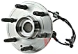 WA515096 Front, Driver or Passenger Side Wheel Hub, 6 Lugs