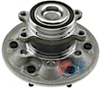 WA515120 Front, Driver or Passenger Side Wheel Hub, 6 Lugs, RWD