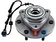 WA515124 Front, Driver or Passenger Side Wheel Hub, 6 Lugs, RWD