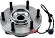 WA515124 Front, Driver or Passenger Side Wheel Hub, 6 Lugs, RWD