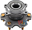 WA541012 Rear, Driver or Passenger Side Wheel Hub, 6 Lugs