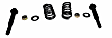 35031 Exhaust Flange Bolt and Spring - Direct Fit