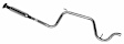 47762 Resonator - Natural, Aluminized Steel, Direct Fit, Sold individually