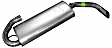 50059 Muffler, 3.4L, 6Cyl, Quiet-Flow3 Series