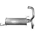 50095 Rear Muffler, 2.0L, 4Cyl, Quiet-Flow Series