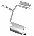 50358 Muffler, 2.5L, 6Cyl, Quiet-Flow Series