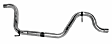 55154 Aluminized Steel Exhaust Pipe, Walker OE Replacement