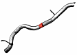 55362 Walker OE Replacement Tail Pipe - Natural, Aluminized Steel, Direct Fit, Sold Individually