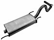 56204 Muffler, 4.0L, 6Cyl, Quiet-Flow SS Series