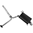 70003 Passenger Side Muffler, Aluminized, 2.4L, 4Cyl, Quiet-Flow SS Series