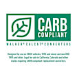 83466 Rear Catalytic Converter, CARB and Federal EPA Standards, 50-state Legal, CalCat Series, Direct Fit