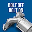 84162 Front, Passenger Side Catalytic Converter, 3.5L, 6Cyl, CARB and Federal EPA Standards, 50-state Legal, CalCat Series