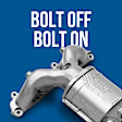 84394 Front, Passenger Side Catalytic Converter, 3.0L, 6Cyl, CARB and Federal EPA Standards, 50-state Legal, CalCat Series, Direct Fit