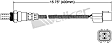 250-24849 Before or After Catalytic Converter Oxygen Sensor, Sold Individually, 4-wire, Walker Products Original Equipment Base Sensor