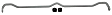 BAF13 Front Sway Bar Kit, 22 mm, Non-adjustable, Powdercoated Silver