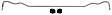 BBR46 Rear Sway Bar Kit, 16 mm, Powdercoated Silver