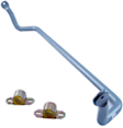 BHF48 Front Sway Bar Kit, Steel, 30 mm, Non-Adjustable, Convertible, Powdercoated Gray