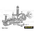 2004 Acura RSX - Rear Sway Bar Kit, Steel, 24 mm, Adjustable