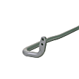 BHR97 Rear Sway Bar Kit, Steel, 0.79 in., Non-Adjustable, Powdercoated Gray
