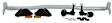 BHR97XXZ Rear Sway Bar Kit, 26 mm, Adjustable, Powdercoated Silver