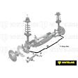 BMF92 Front Sway Bar Kit, Steel, 24 mm, Non-Adjustable, Zinc-Plated
