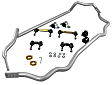 BMK010 Front and Rear Sway Bar Kit, Powdercoated Silver