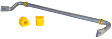 BMR78XZ Rear Sway Bar Kit, Steel, 24 mm, Adjustable, Powdercoated Gray