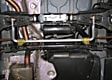BMR78XZ Rear Sway Bar Kit, Steel, 24 mm, Adjustable, Powdercoated Gray