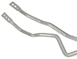 BNK014 Front and Rear Sway Bar Kit,, Powdercoated Silver