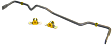BNR30Z Sway Bar Kit, Steel, 20 mm, Adjustable, Powdercoated Gray