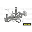 2016 Subaru Crosstrek - Rear, Driver and Passenger Side Sway Bar Link, Adjustable Extra Heavy Duty