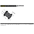 W53666 Front, Driver or Passenger Side Control Arm Bushing, Kit