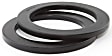 W71478 Coil Spring Insulator - Black, Synthetic Elastomer, Direct Fit, Set of 2