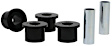W71646 Leaf Spring Bushing - Black, Synthetic Elastomer, Direct Fit, Set of 2