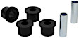 W71646 Leaf Spring Bushing - Black, Synthetic Elastomer, Direct Fit, Set of 2